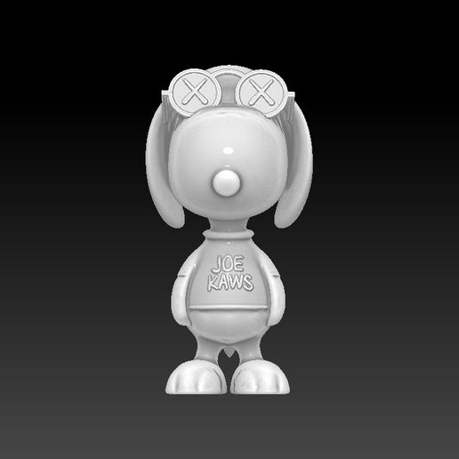 kaws Joe snoopy Original Fälschung Erdnüsse Medicom Spielzeug Zahl 3D print model - Mito3D