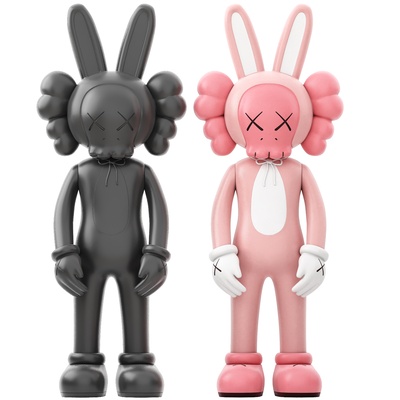 kaws complice vinile figura arte carattere rosa scultura giocattolo giocattoli statua gioco decorazione cartone animato figurina giochi bearbrick orso orsacchiotto medicom stampa 3d print model - Mito3D