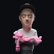 kaws authors brian donnelly 3d print model - Mito3D