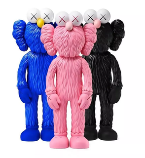 kaws bff simple print kaws companion bff best friend forever flayed open pink  3d print model - Mito3D