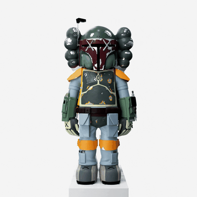 kaws boba fett stormtrooper art medicom jouet engouement sculpture personnage décoration maison accueil hyperbête guerres étoiles yoda boba fett dark vader mandalorien combo 3d print model - Mito3D