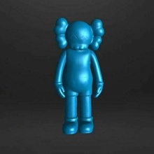 kaws Arkadaş şekil oyuncak Sanat heykelcik düşük poli 3d print model - Mito3D