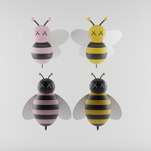 kaws dior bee 2 styles 3d print model - Mito3D