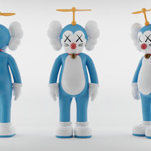 kaws Doraemon art suprême BAPE ourson Shizuka blanc medicom jouet anime nobita sculpture 3d print model - Mito3D