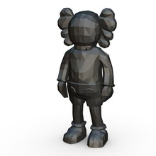 kaws figure art decor statue miniatures 3dprint lowpoly character sad hobby collection illustration trend modern toy sculpture model plastic doll companion 3d print model - Mito3D