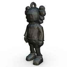 kaws figure art companion doll plastic model sculpture toy modern trend illustration collection hobby sad character lowpoly 3dprint miniatures statue decor 3d print model - Mito3D