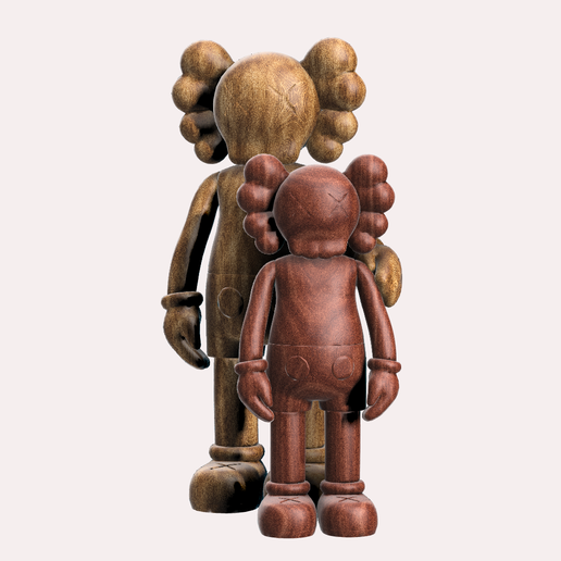 kaws figura 3D print model - Mito3D
