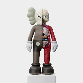 kaws flayed open companion art medicom toy hypebeast esculpture character high poly home sculpture street hyperbeast hype holiday wear dissected scifi 3d print model - Mito3D
