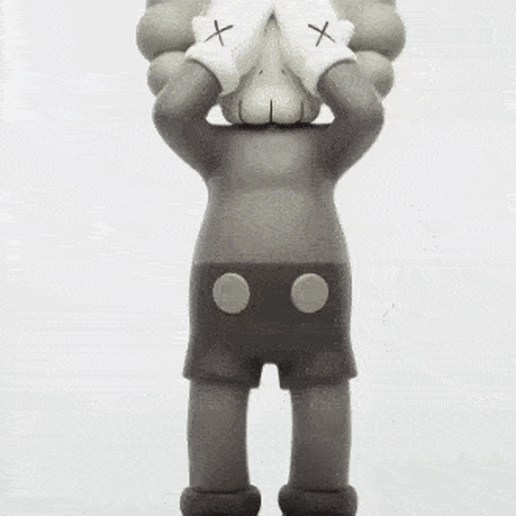 kaws vacanza uk figura giocattoli collezione arte statua corpo 3dprint Stampa print3d scultura scifi robot cranio spazio 3D print model - Mito3D