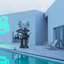 kaws kids hypebest arttoy donnelly 3d print model - Mito3D