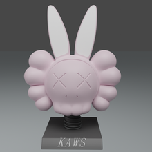 kaws tavşan ganimet versiyon stl file print3d yazdırılabilir 3dprint kafatası bilimkurgu heykel büst Öz Sanat kavramsal yaratıcılık 3d print model - Mito3D