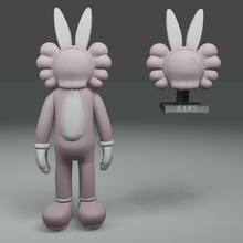 kaws rabbit version +trophy stl figure toys colectionable art statue body 3dprint print print3d 3d print model - Mito3D