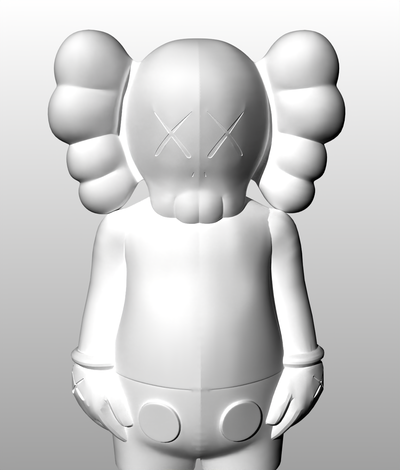 kaws scultura arte 3d print model - Mito3D