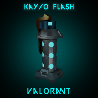 kay flashbang - valorant cosplay articles kayo valuant riot riotgames flash accessories 3d print model - Mito3D