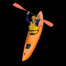 kayak man 2 waterfall  kayak canoa xtrem game race man river safe life wildlife wild raft rafting fall waterfall