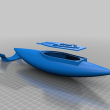 kayak salvadanaio veicoli 3d print model - Mito3D