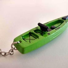kayak bascule clé bague chaîne 3d print model - Mito3D