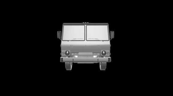 kaz 608b voitures camion voiture camions pétrolier tracteur commercial véhicule autocamion lkw 3d print model - Mito3D