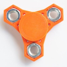 kb fidget m8 nuts game spinner toy 3d print model - Mito3D