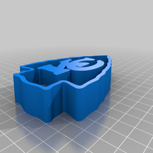 kc chiefs arrowhead cookie cutter full tool 3d printing 3d print model - Mito3D