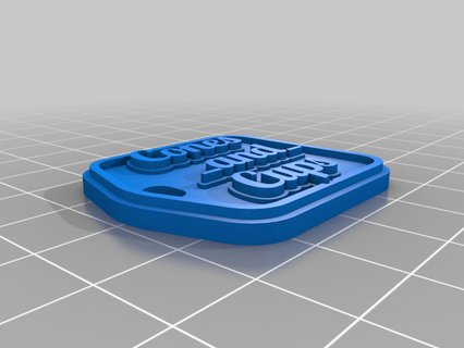 kc Zapfen Tassen 4cm angepasst Schlüsselanhänger 3d print model - Mito3D