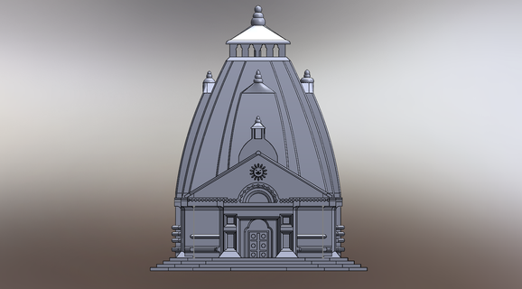 kedarnath temple  3d print model - Mito3D