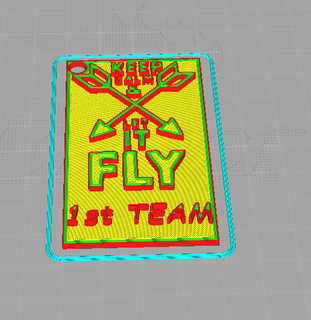 keep calm let fly 3d print model - Mito3D
