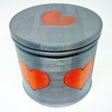 keep mine lantern box home decor valentine trinket love heart 3d print model - Mito3D