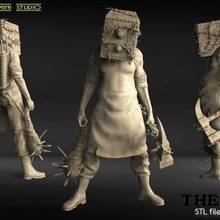 keeper art 3d print fantasy creatures walades horror game evil 3d print model - Mito3D