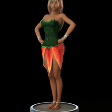 keiko forest fairy various fantasy sexy wood 3d print model - Mito3D