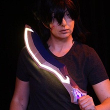 Keith longue épée marbre Jeu lame cosplay soutenir arme kogané vld Voltron accessoires 3d print model - Mito3D