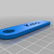 kelci chiave catena personalizzato Accessori 3d print model - Mito3D