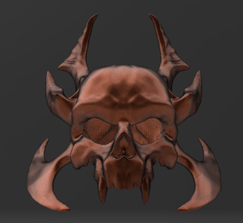 kelerite cranio casco Halloween maschera fortnite 3d print model - Mito3D