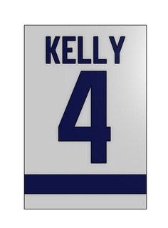Kelly acero foglie banner hockey Toronto cartello leggenda rosso 3d print model - Mito3D