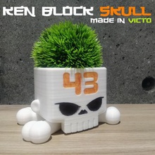 kenblockskull art ken block hoonigan porque los autobuses las carreras 3d print model - Mito3D