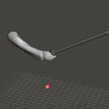kenner obi wan kenobi sostituzione braccio sciabola Accessori azione figure stella guerre Armi spada laser luce 3d print model - Mito3D