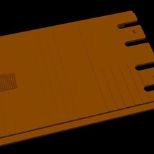 Kenner estrella guerras sandcrawler batería cubierta carcasa funda juego Clásico 3d print model - Mito3D