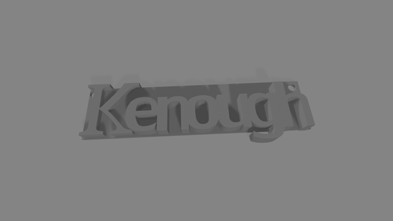 kenough barbie movie necklace ken pendant keychain ring 3d print model - Mito3D