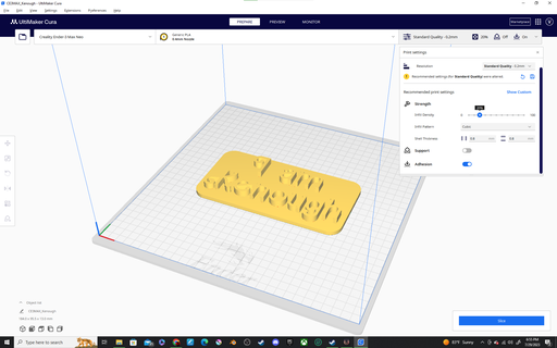 Kenough duvar plak Barbie Ken duvara monte 3d print model - Mito3D