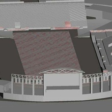 Kent stadyum mimari Futbol Üniversite ksu binalar yapılar 3d print model - Mito3D