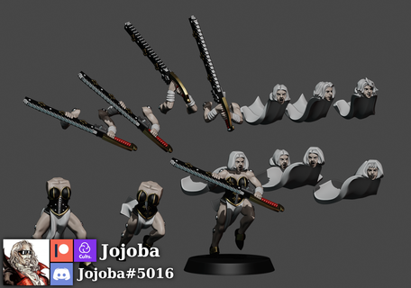 Kentucky maluco garotas jogos jojoba 42k assustador irmãs batalha guerra martelo imenso espada irmã penitente arrepender 3d print model - Mito3D