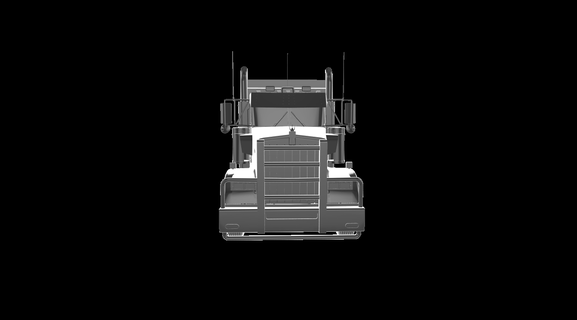 kenworth 2005 discarica macchine camion macchina petroliera trattore commerciale veicolo autocarro lkw 3d print model - Mito3D