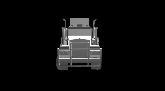 Kenworth w900a voitures camion voiture camions pétrolier tracteur commercial véhicule autocamion lkw 3d print model - Mito3D