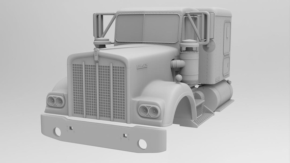 Kenworth w925 conventionnel 1 32 925 camion semi américain Aussie 3d print model - Mito3D