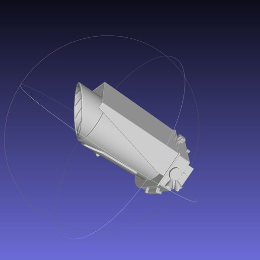 kepler space telescope printable miniature 3d-printing spacecraft space-telescope spaceflight kepler-space-telescope 3D print model - Mito3D