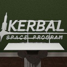 kerbal space program logo art signes logos étoiles l'espace d'un de signe programme pc la nasa jeux jeu l'emblème génial 3dpicks 3d print model - Mito3D