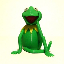 kermit frog - mmu various animal cartoons comics muppets 3d print model - Mito3D