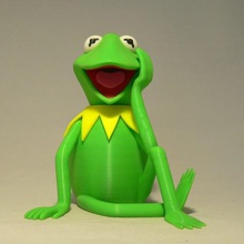 kermit frog various muppets comics cartoons animal 3d print model - Mito3D