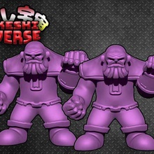 keshiverse - thanos mcu infinity war juego de juguete del universo marvel comics keshi ironman infinidad guantlet avengers vengadores 3d print model - Mito3D
