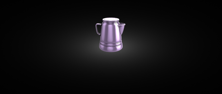 kettle 3d print stl decoration tableware kettle  3d print model - Mito3D